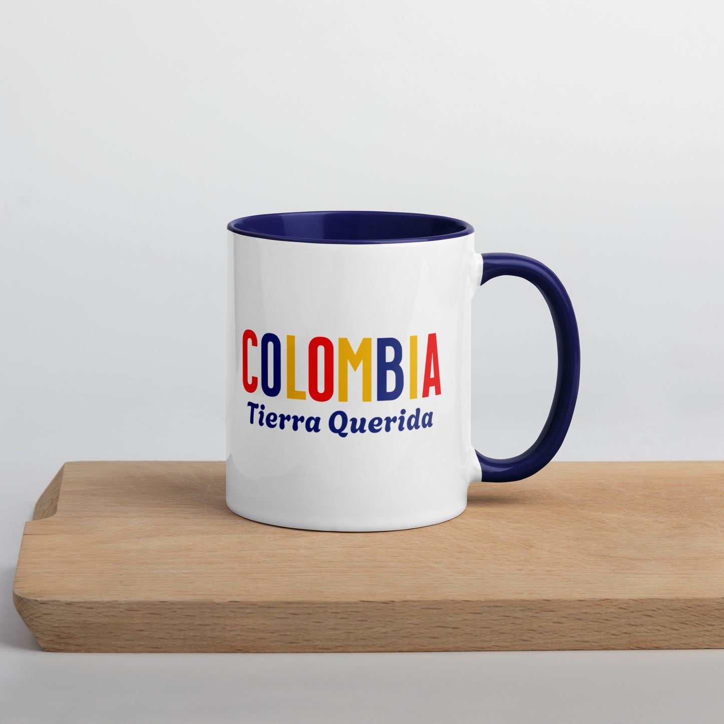 Mug de cerámica Colombia Tierra Querida, diseño colorido, LATEA™