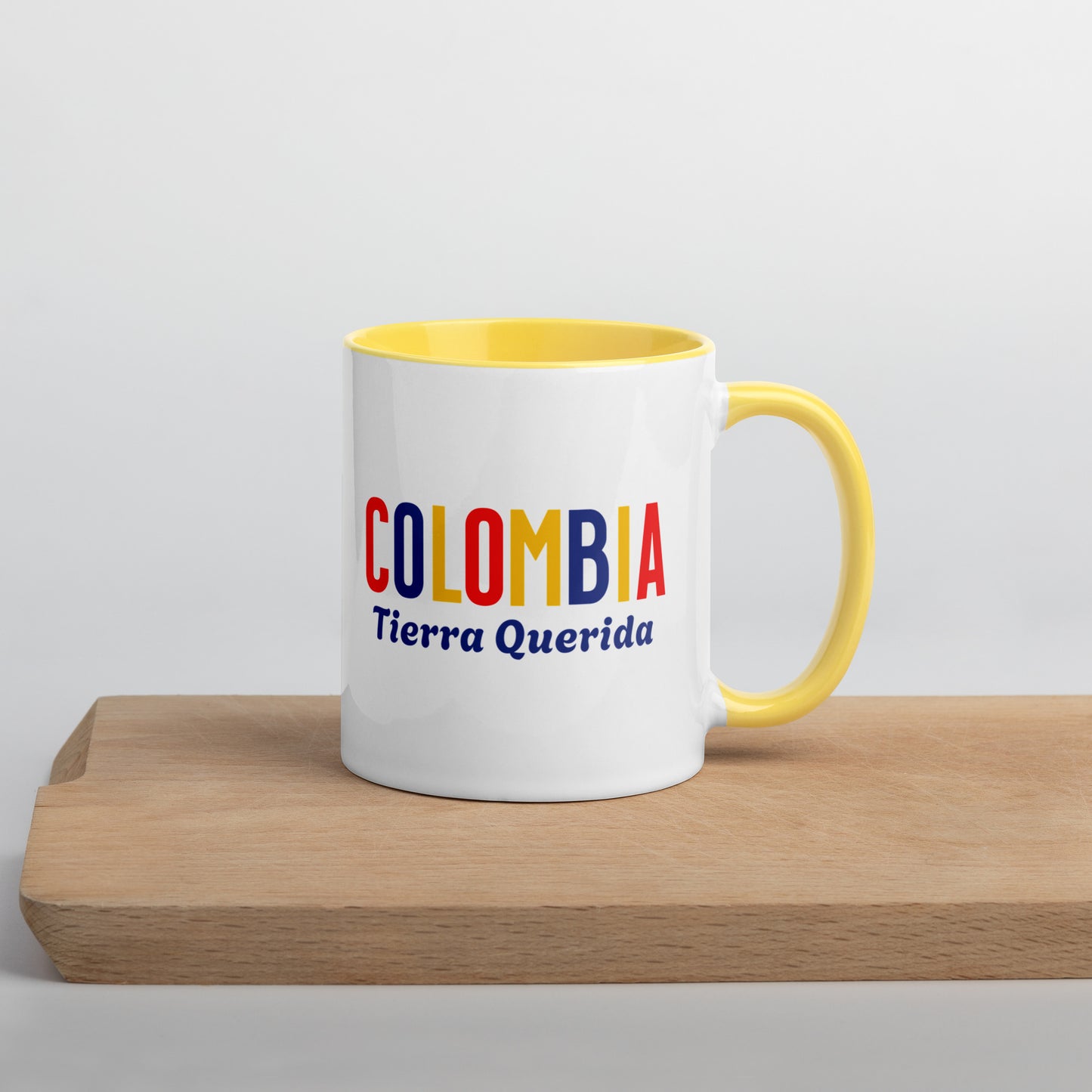 Mug de cerámica Colombia Tierra Querida, diseño colorido, LATEA™