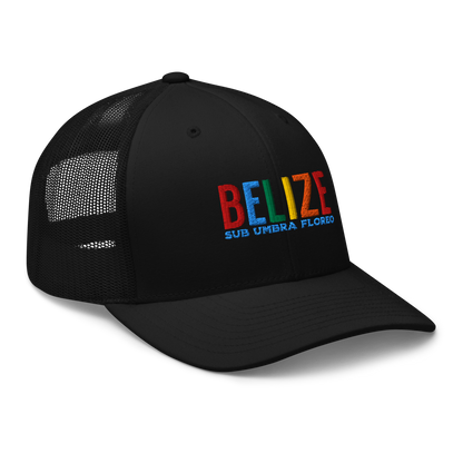 Embroidered Trucker Cap | Belize | Sub Umbra Floreo | LATEA™