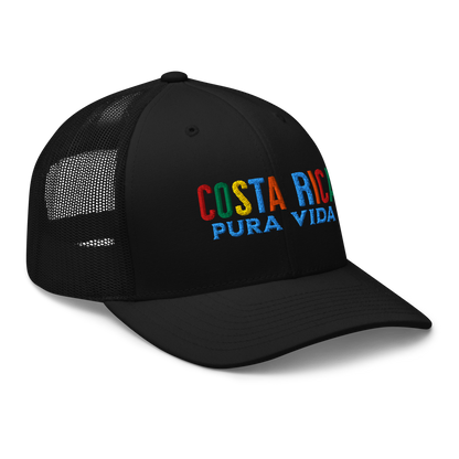 Gorra de camionero bordada | Costa Rica | Pura Vida | LATEA™