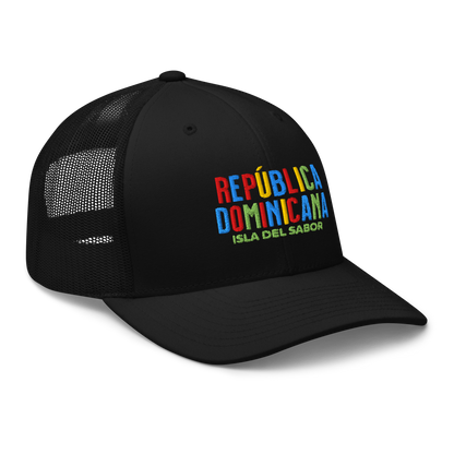 Gorra de camionero bordada | República Dominicana | Isla del Sabor | LATEA™