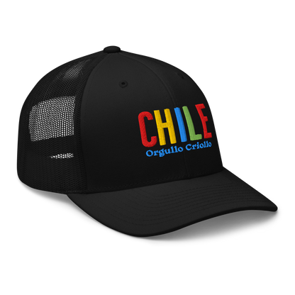 Gorra de camionero bordada | Chile | Orgullo Criollo | LATEA™