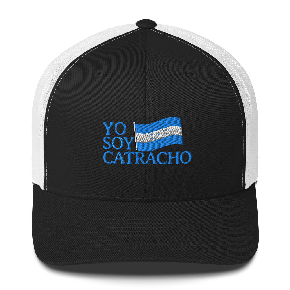 Gorra bordada con la frase “100% Catracho”, estilo cultural hondureño con orgullo nacional.