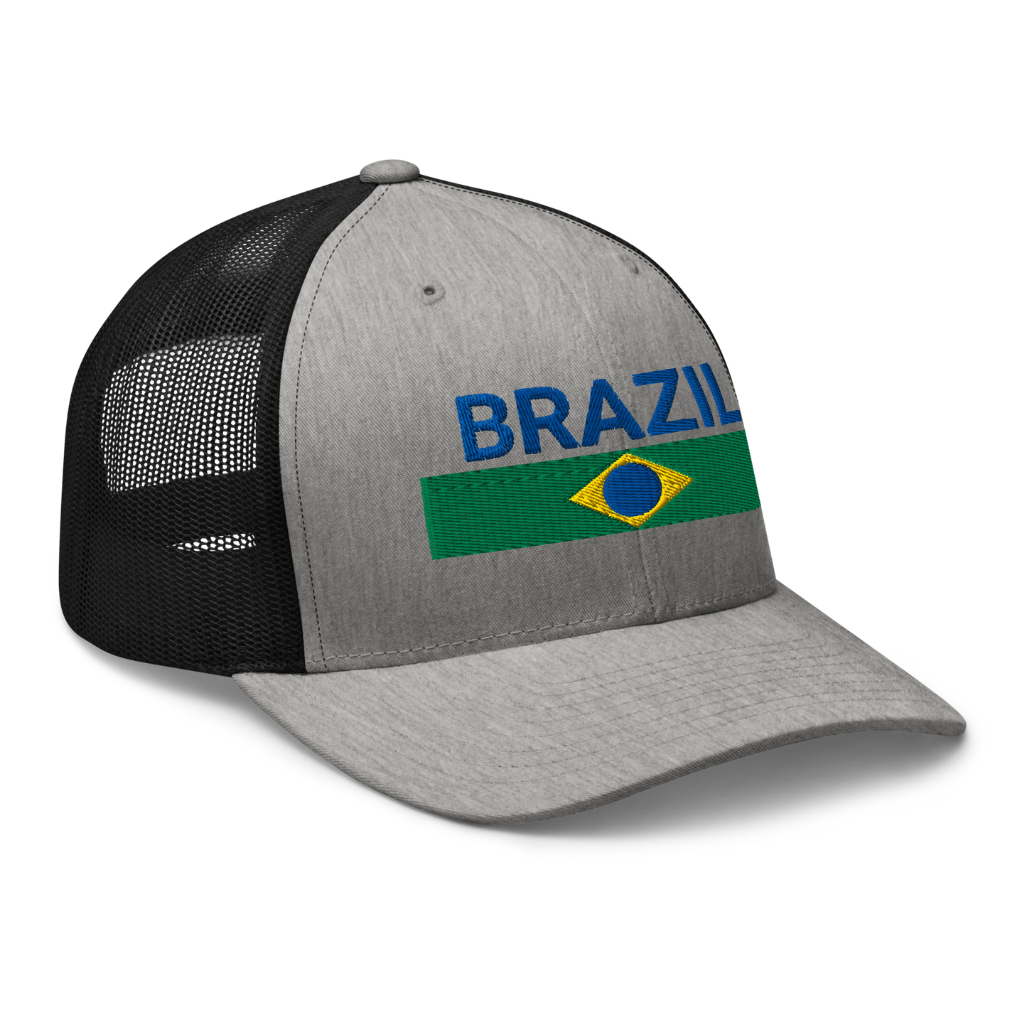 Gorra de camionero bordada | Brasil | Orden y progreso | LATEA™