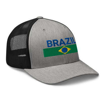 Gorra de camionero bordada | Brasil | Orden y progreso | LATEA™