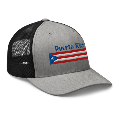 Gorra de camionero bordada | Puerto Rico | LATEA™