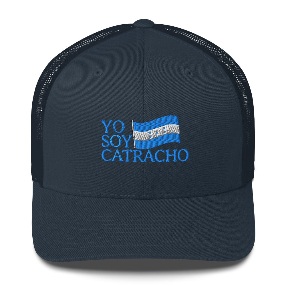 Gorra bordada con la frase “100% Catracho”, estilo cultural hondureño con orgullo nacional.