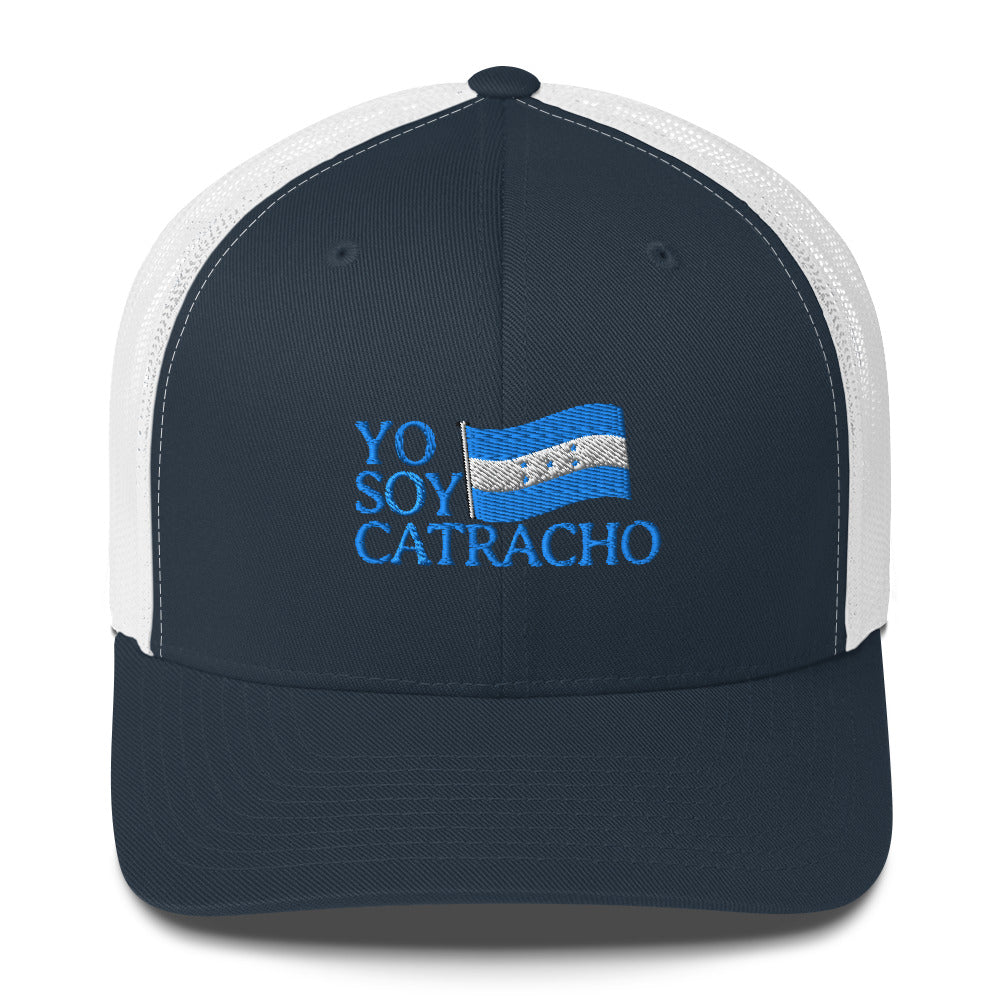 Gorra bordada con la frase “100% Catracho”, estilo cultural hondureño con orgullo nacional.