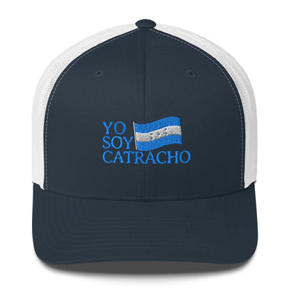 Gorra bordada con la frase “100% Catracho”, estilo cultural hondureño con orgullo nacional.