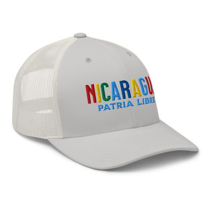 Gorra de camionero bordada | Nicaragua | Patria Libre | LATEA™