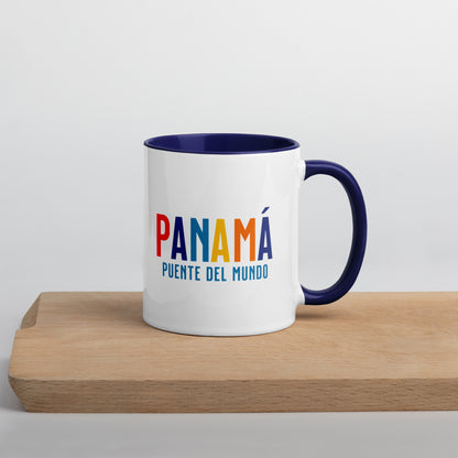 Mug de cerámica Panamá, diseño colorido, LATEA™.