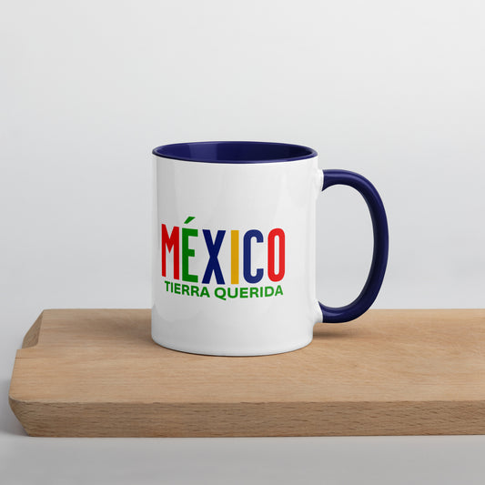 Mug de cerámica México Tierra Querida, diseño colorido, LATEA™.