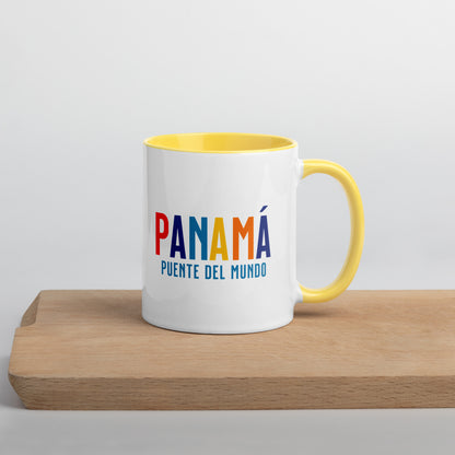 Mug de cerámica Panamá, diseño colorido, LATEA™.