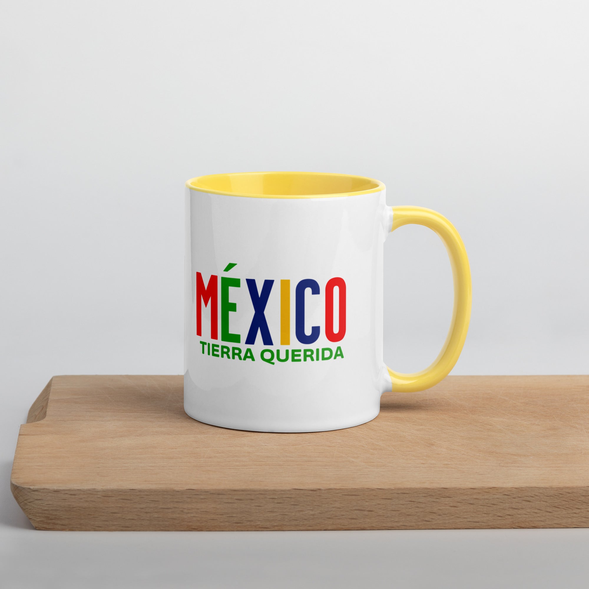 Mug de cerámica México Tierra Querida, diseño colorido, LATEA™.