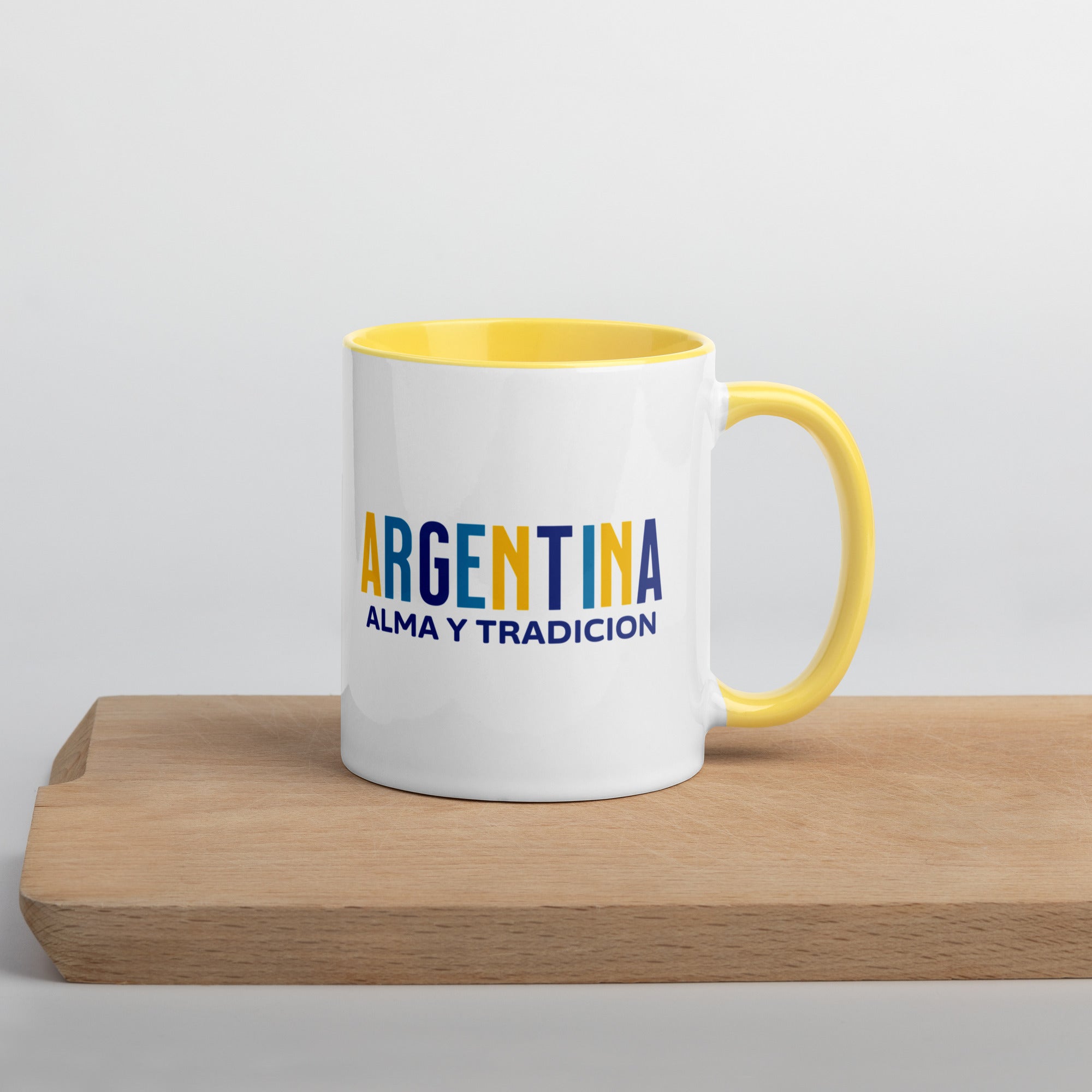 Mug de cerámica Argentina Alma y Tradición, diseño colorido, LATEA™.